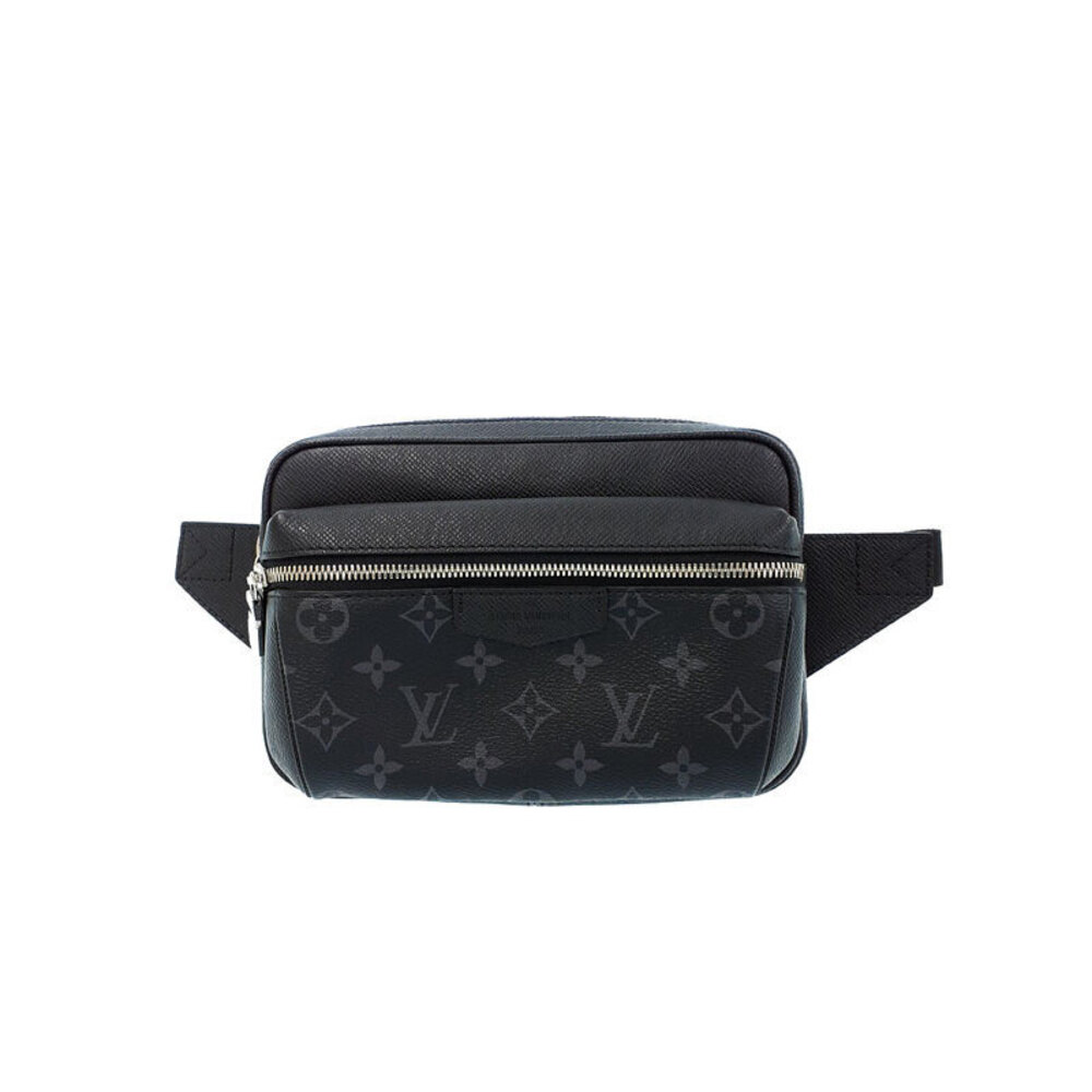 Louis Vuitton Bag Black Outdoor Body Bum Rama Leather Taiga - Picture 2 of 9